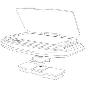 Head Up Display (HUD) In Car Mount Navigation System