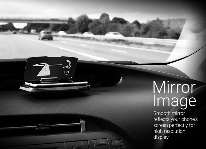 Head Up Display (HUD) In Car Mount Navigation System