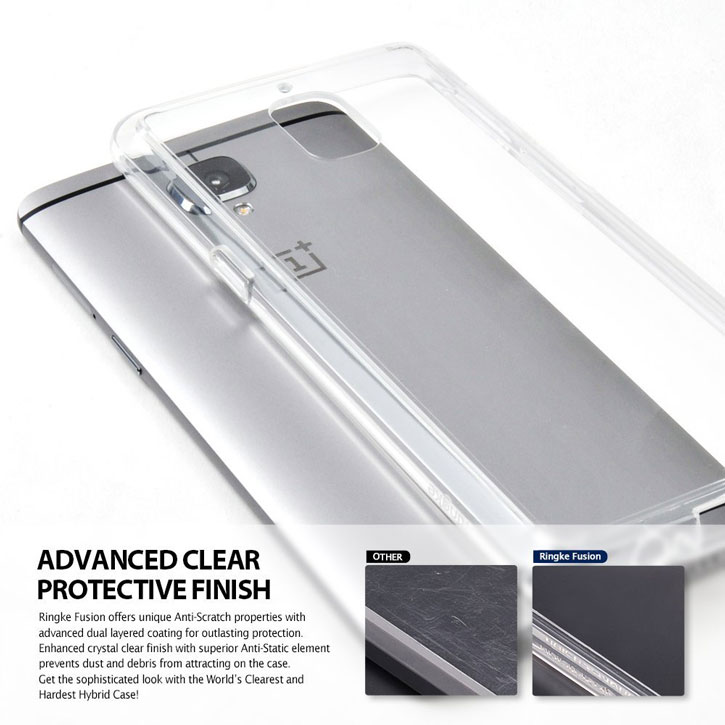 Rearth Ringke Fusion OnePlus 3 Case - Crystal View