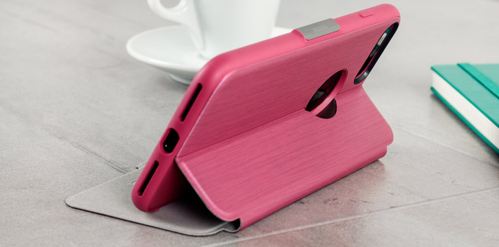 Housse iPhone 8 Plus / 7 Plus Moshi SenseCover – Rose pink vue sur ports