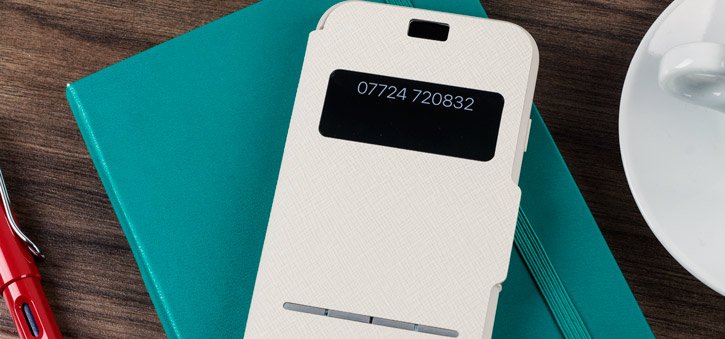 Moshi SenseCover iPhone 7 Smart Case - Stone White