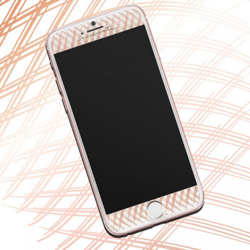 Protector cristal templado para iPhone 7 Gilded Glass - Oro rosa