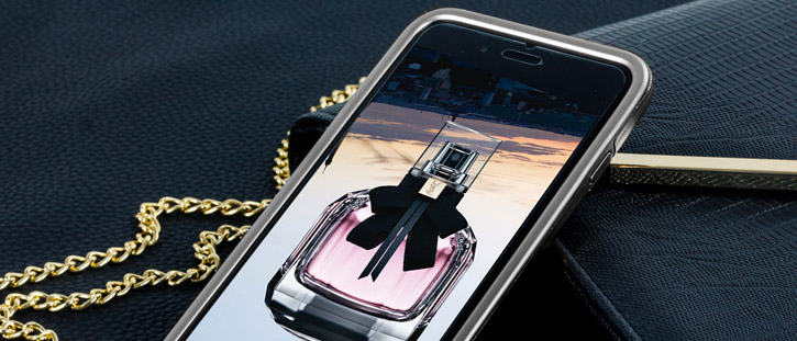 Prodigee Fancee iPhone 7 Plus Glitter Case - Black / Silver