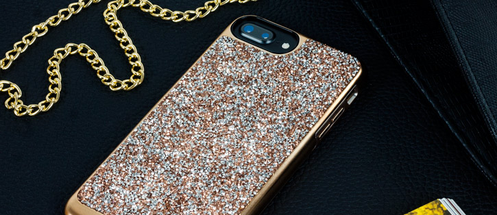 Prodigee Fancee iPhone 7 Plus Glitter Case - Rose Gold
