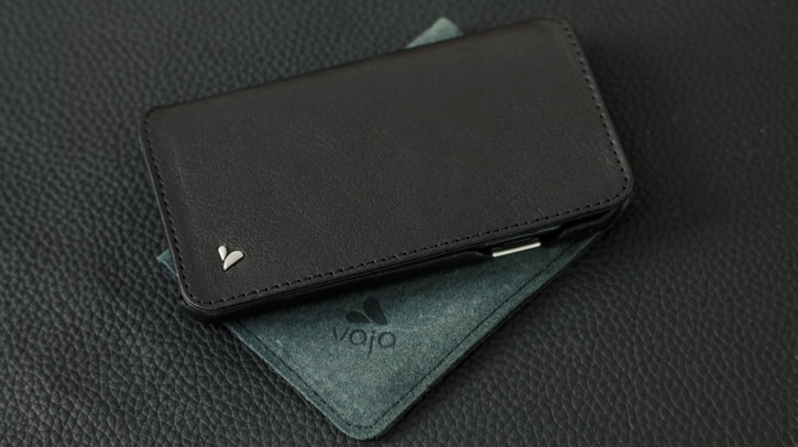 Vaja Wallet Agenda iPhone 7 Premium Leather Case - Black
