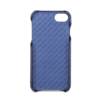 Vaja Grip iPhone 7 Premium Leather Case - Crown Blue / True Blue