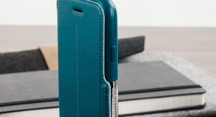 OtterBox Strada Series iPhone 8 / 7 Leather Case - Pacific Blue Teal