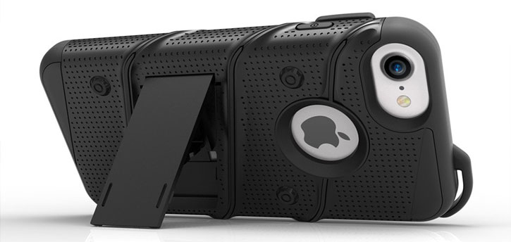 Zizo Bolt Series iPhone 7 Tough Case & Belt Clip - Black