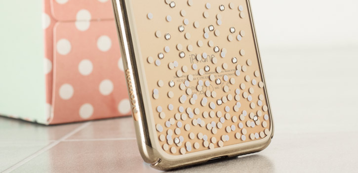 Unique Polka 360 Case iPhone 7 Case - Champagne Gold
