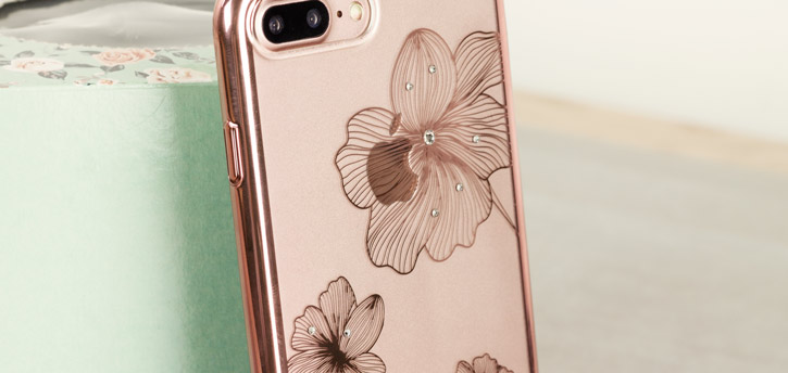 Crystal Flora 360 iPhone 7 Plus Case - Rose Gold