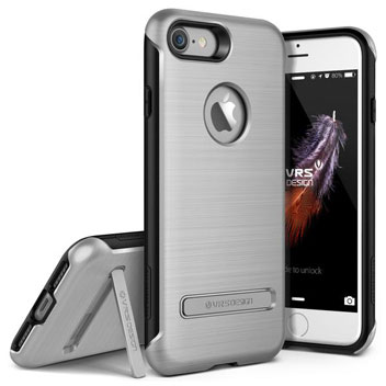 VRS Design Duo Guard iPhone 8 / 7 Case - Satin Silver