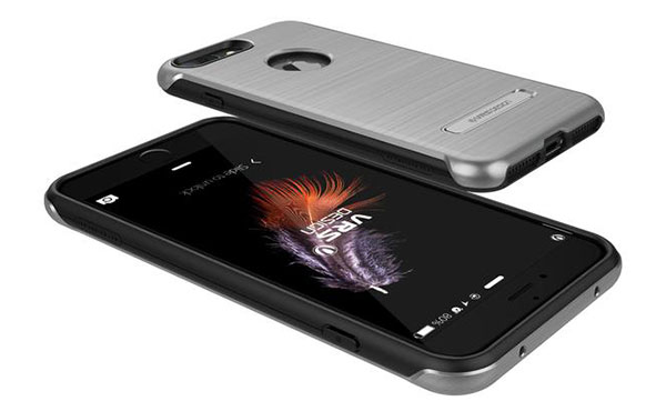 VRS Design Duo Guard iPhone 7 Plus Case - Dark Silver