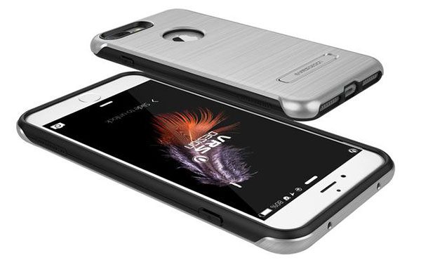 VRS Design Duo Guard iPhone 7 Plus Case - Satin Silver