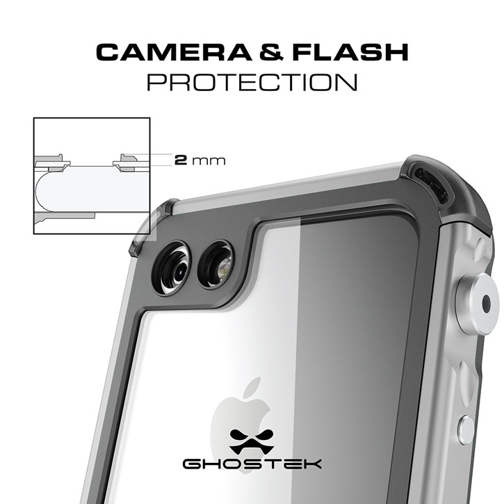 Funda Waterproof iPhone 7 Ghostek Atomic 3.0 - Plateada