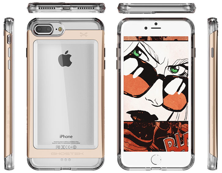 Ghostek Cloak iPhone 7 Plus Tough Case - Transparant / Goud