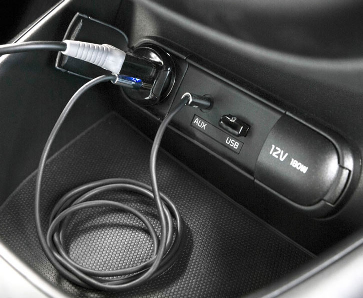 Scosche StrikeDrive Lightning to AUX Audio Converter & Car Charger