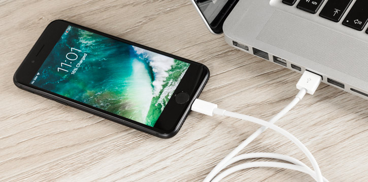 Câble Lightning iPhone 7 / 7 Plus vers USB Charge & Sync. – Blanc