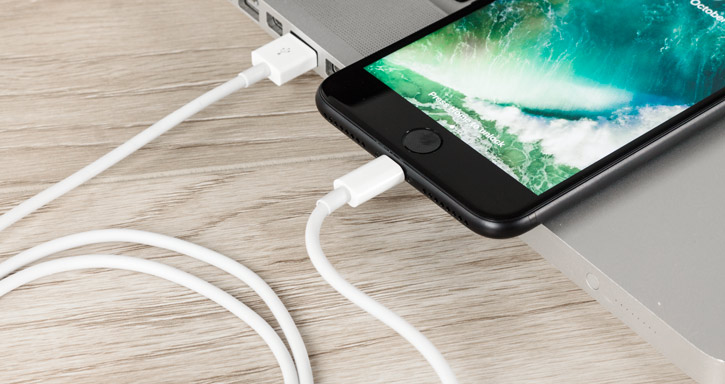 Câble Lightning iPhone 7 / 7 Plus vers USB Charge & Sync. – Blanc