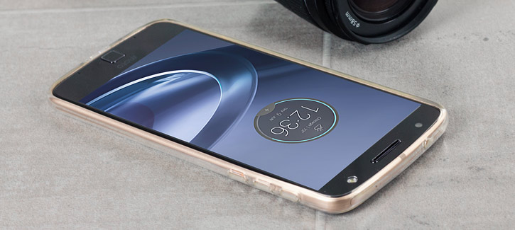 Olixar FlexiShield Motorola Moto Z Gel Case - 100% Clear