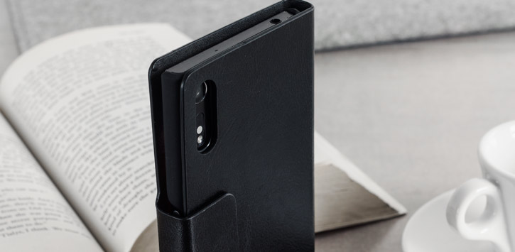 Olixar Leather-Style Sony Xperia XZ Wallet Case - Black