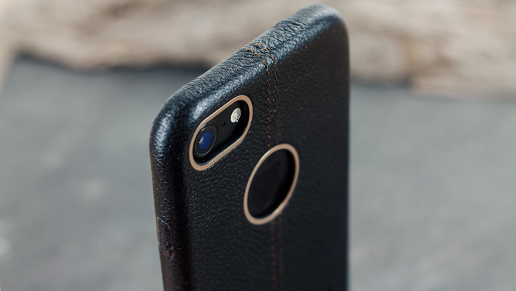 Premium Handmade Genuine Leather iPhone 7 Case - Black