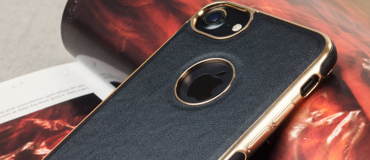 Olixar FlexiLeather iPhone 7 Case - Black