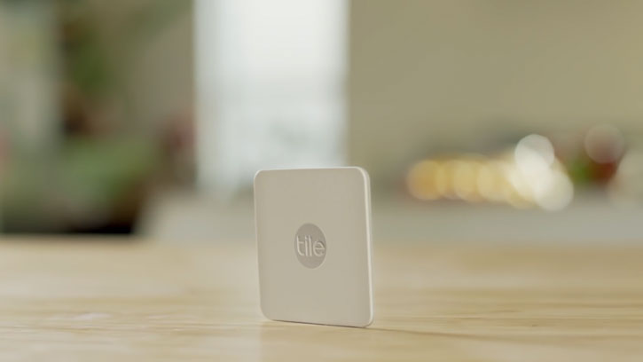 Traqueur Bluetooth Tile Slim – Blanc
