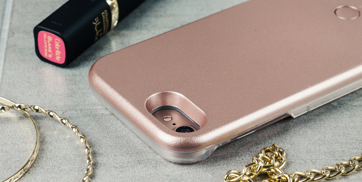 Casu iPhone 7 Selfie LED Light Case - Rose Gold