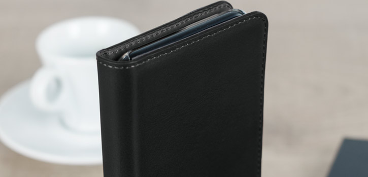 Olixar Genuine Leather iPhone 7 Plus Executive Wallet Case - Black