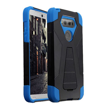 Zizo Hybrid Turbo LG V20 Tough Case & Kickstand - Blue / Black