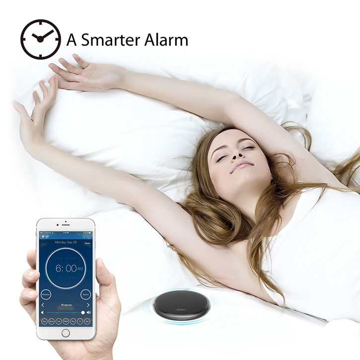 iLuv SmartShaker 2 Vibrating Bluetooth Pillow Alarm - Black