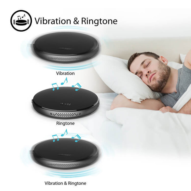 iLuv SmartShaker 2 Bluetooth Vibrating Pillow Alarm - Black