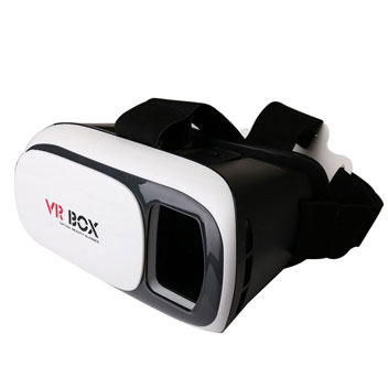 VR BOX Virtual Reality Universal Smartphone Headset - White / Black