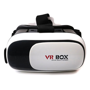 VR BOX Virtual Reality Universal Smartphone Headset - White / Black