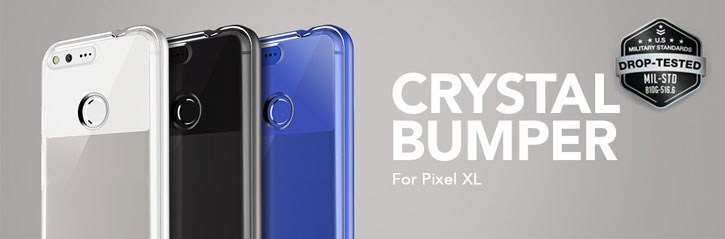 VRS Design Crystal Bumper Google Pixel XL Case - Dark Silver