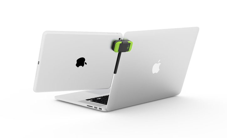 Ten One Design Mountie Universal Laptop Clip - Black / Green