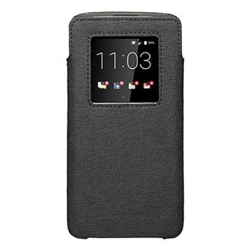 Etui Officielle Blackberry DTEK60 Smart Pocket Cuir - Noire