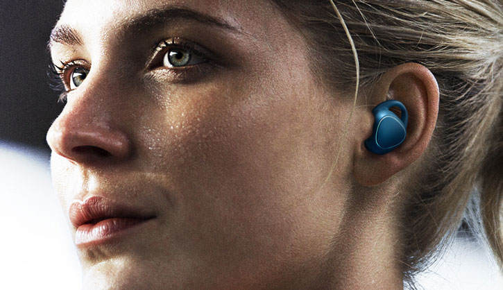 Écouteurs Samsung Gear IconX Officiels Bluetooth Fitness sans fil – Blancs