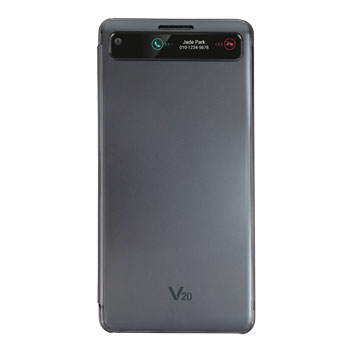 Official LG V20 QuickCover Folio Case - Black
