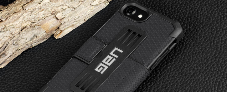 UAG Metropolis Rugged iPhone 8 / 7 Wallet Case - Black