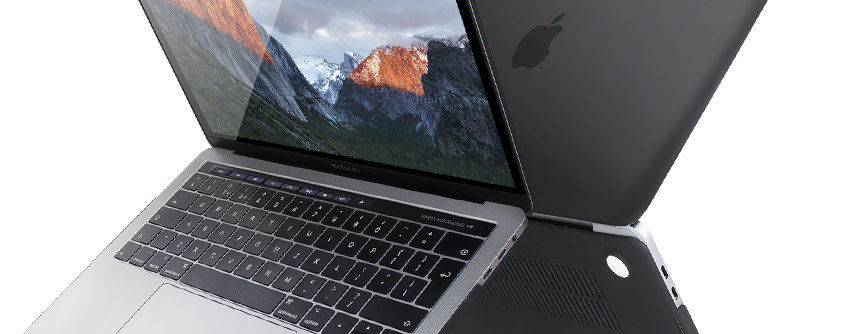 Olixar ToughGuard MacBook Pro 13 with Touch Bar Hard Case - Black