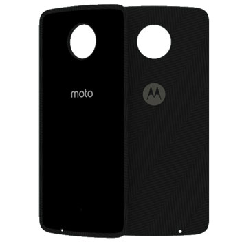 Official Motorola Moto Z Shell Nylon Fabric Back Cover - Heringbone
