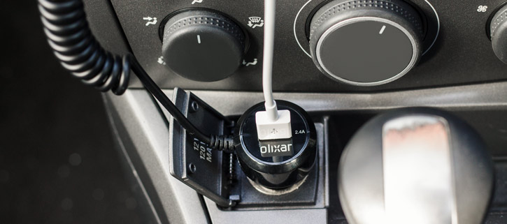 Cargador de Coche Lightning Olixar con USB - 4.8A