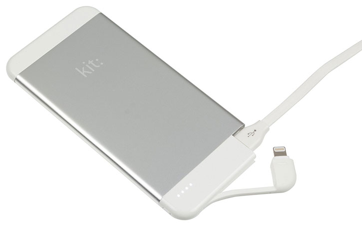 Kit Executive 4100mAh Lightning Power Bank - Silver