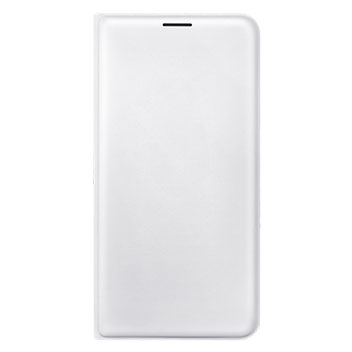 Official Samsung Galaxy J7 2016 Flip Wallet Cover - White
