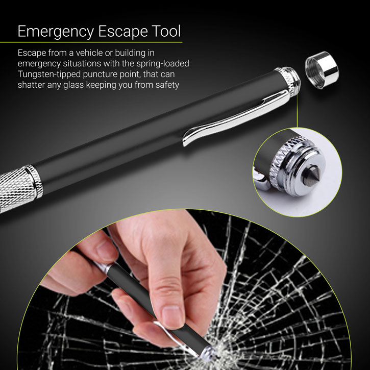 Olixar 3-in-1 Executive Emergency Pen & Stylus