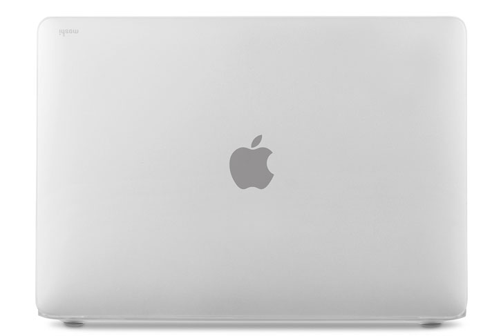 Coque MacBook Pro 13 sans Touch Bar Moshi iGlaze robuste – Transparente