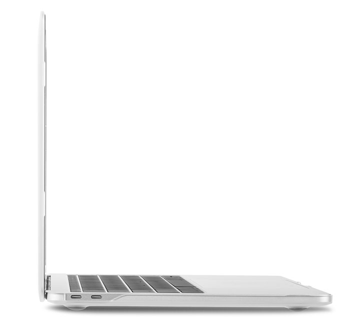 Coque MacBook Pro 13 sans Touch Bar Moshi iGlaze robuste – Transparente