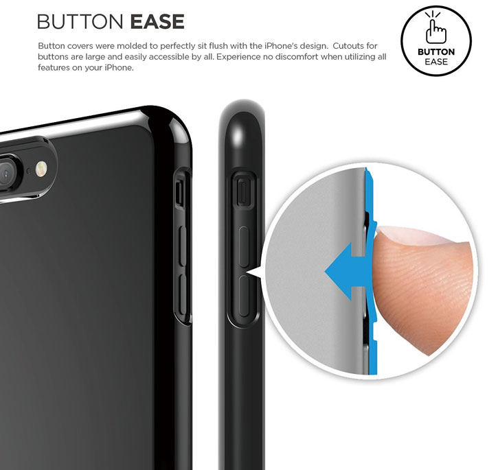 Elago S7 Glide iPhone 7 Case - Jet Black
