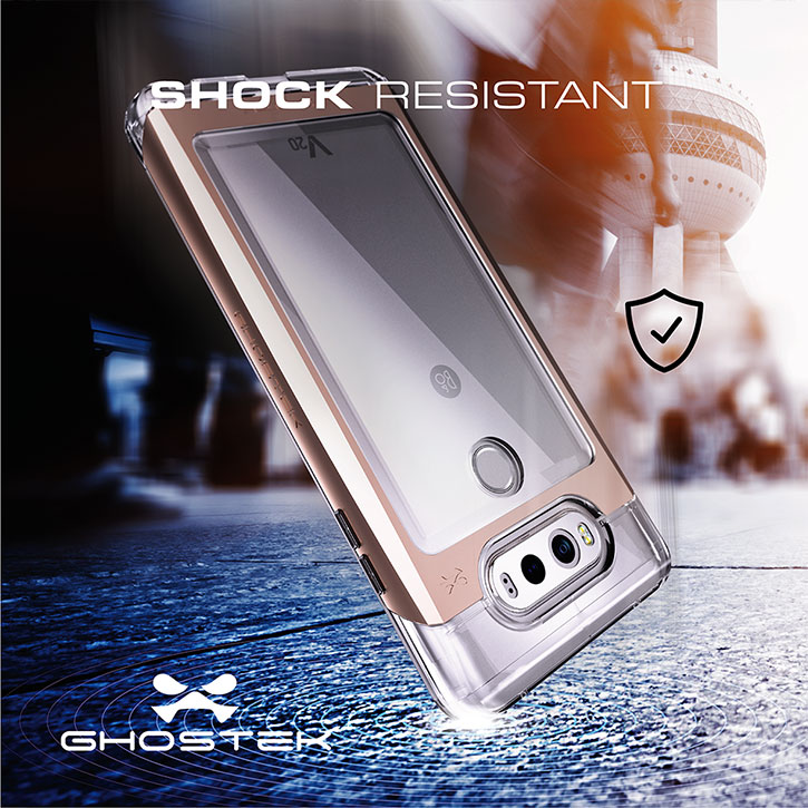 Funda LG V20 Ghostek Cloak 2 - Transparente / Plateada 